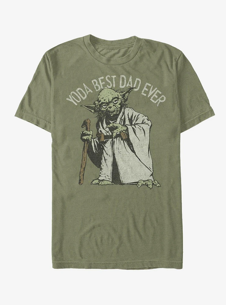 Star Wars Yoda Best Dad Ever T-Shirt