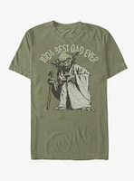 Star Wars Yoda Best Dad Ever T-Shirt