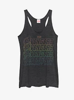 Marvel Avengers: Infinity War Rainbow Logo Womens Tank Top