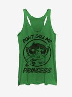 The Powerpuff Girls Buttercup Don't Call Me Princess Womens Tank Top