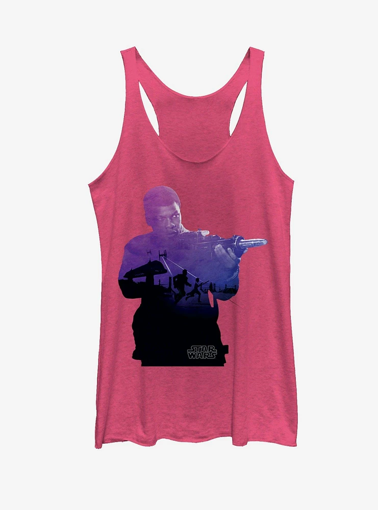Star Wars: The Force Awakens Finn Gradient Womens Tank Top