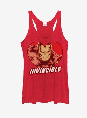 Marvel Iron Man Invincible Heart Womens Tank Top