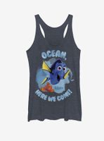 Disney Pixar Finding Dory Ocean Here We Come Womens Tank Top