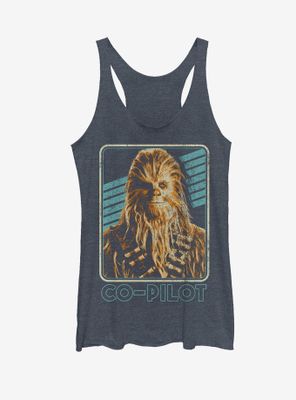 Star Wars Retro Chewie Co-Pilot Womens Tank