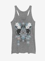 Disney Frozen Sister Snowflake Pattern Womens Tank Top