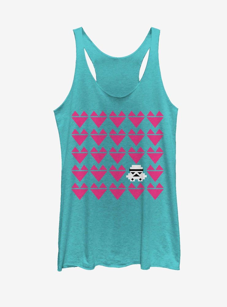 Star Wars Stormtrooper Hearts Womens Tank Top