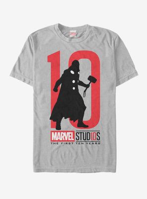 Marvel MCU 10th Anniversary Thor T-Shirt