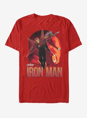 Marvel Avengers Infinity War Iron Man View T-Shirt