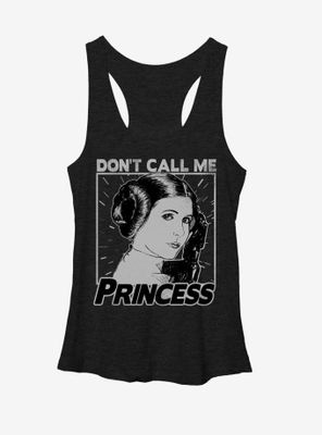 Star Wars Don't Call Me Princess Womens Tank Top