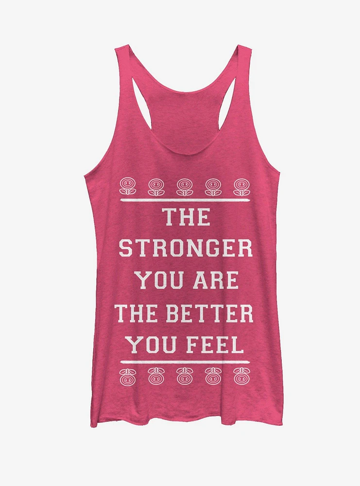 Nintendo Super Mario Bros. Fire Flower Stronger Womens Tank