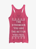 Nintendo Super Mario Bros. Fire Flower Stronger Womens Tank