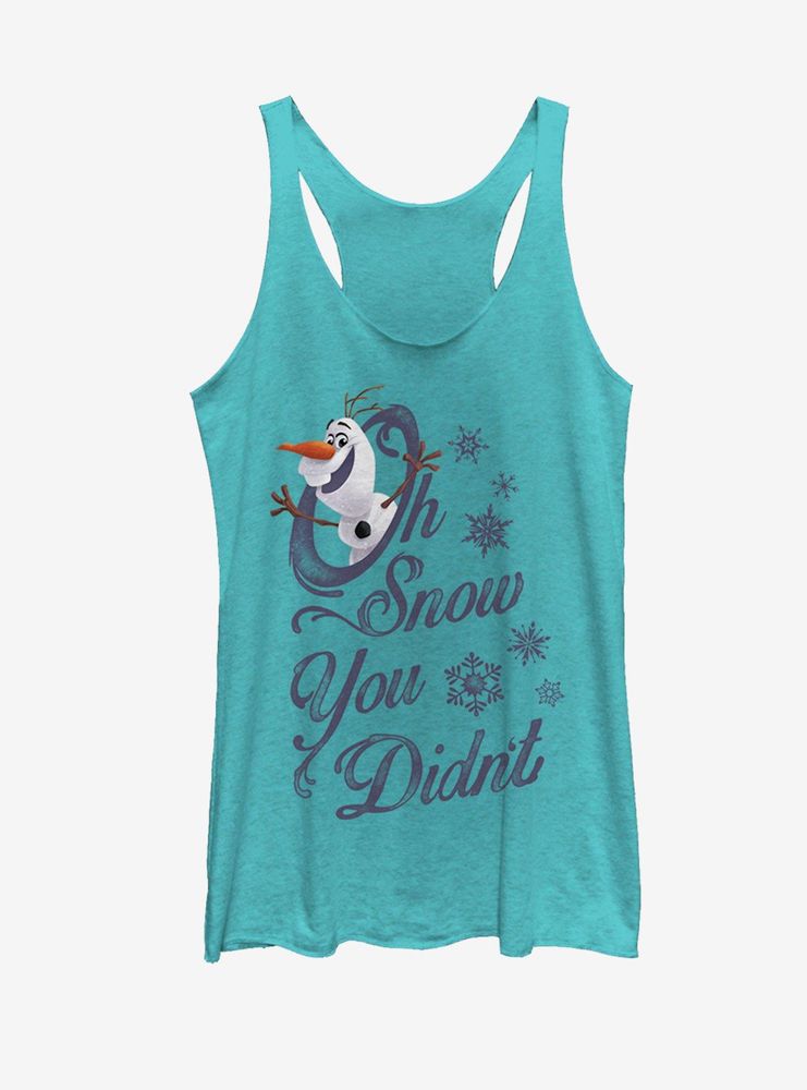 Disney Frozen Olaf Snow You Didn't Womens Tank Top