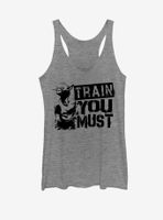 Star Wars Yoda Train You Must Gret Womens Tank