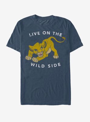 Disney the Lion King Simba Live on Wild Side T-Shirt