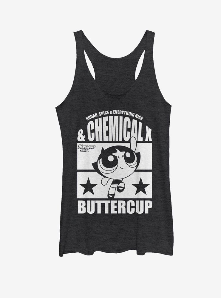 The Powerpuff Girls Chemical X Buttercup Womens Tank Top