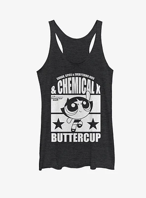 The Powerpuff Girls Chemical X Buttercup Womens Tank Top