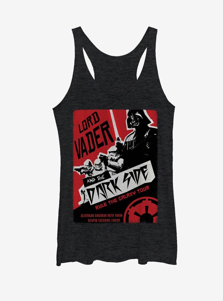 Star Wars Darth Vader Concert Poster Womens Tank Top