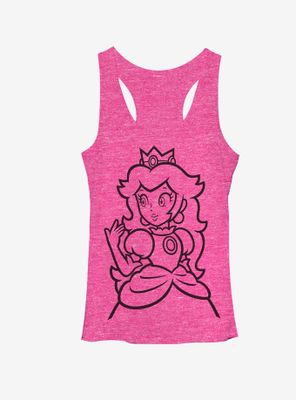 Nintendo Super Mario Bros. Princess Peach Womens Tank Top