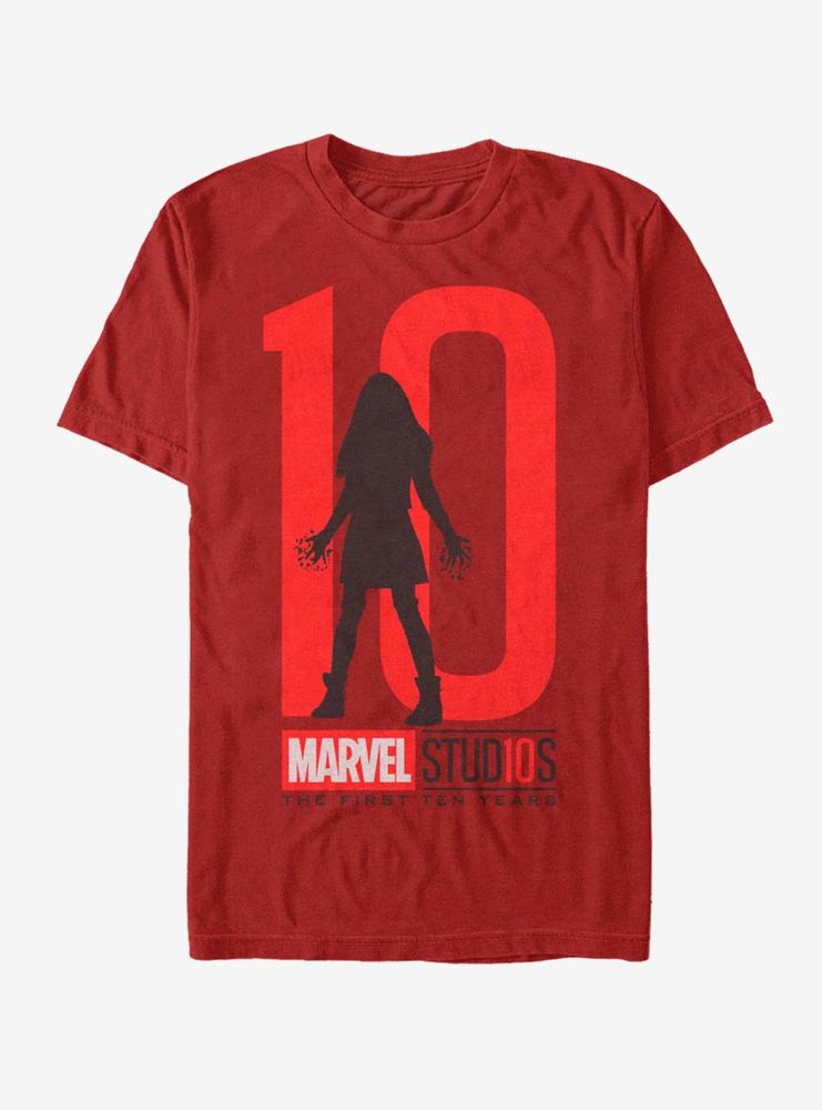 Marvel Cinematic Universe 10th Anniversary Scarlet Witch T-Shirt