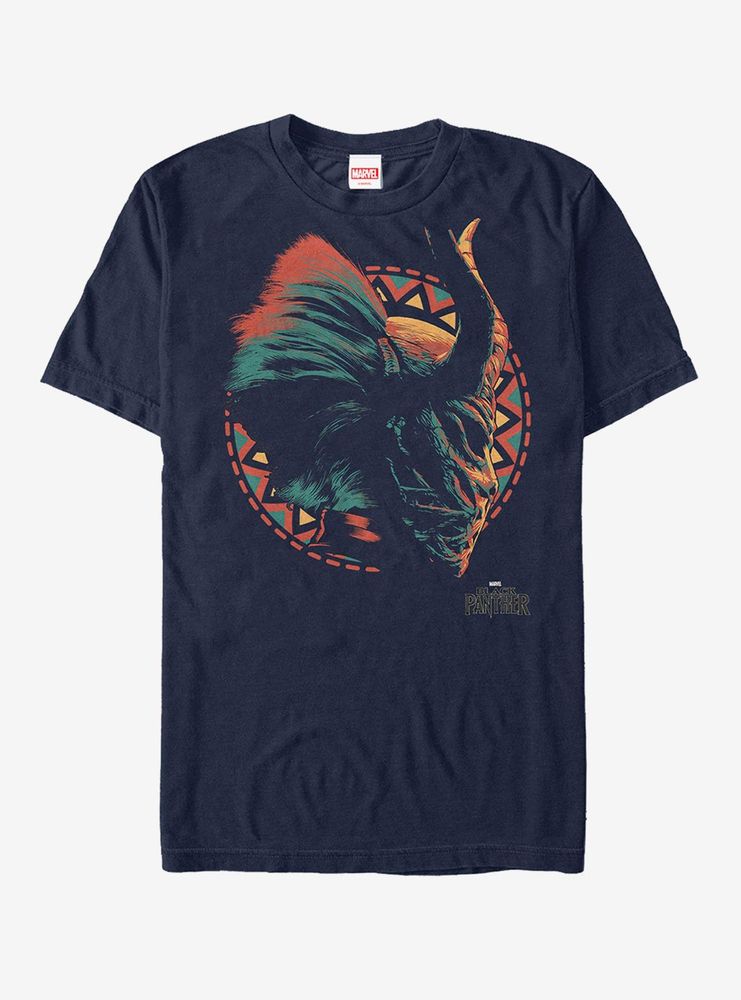 Marvel Black Panther 2018 Killmonger's Mask T-Shirt