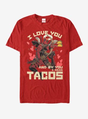 Marvel Deadpool Taco Cupid T-Shirt