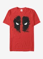 Marvel Deadpool Reverse Mask Splatter T-Shirt