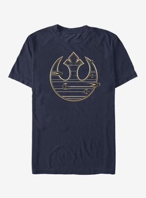 Star Wars: The Last Jedi Rebel Logo Streak T-Shirt