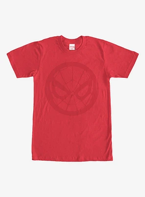 Marvel Spider-Man Mask Circle T-Shirt