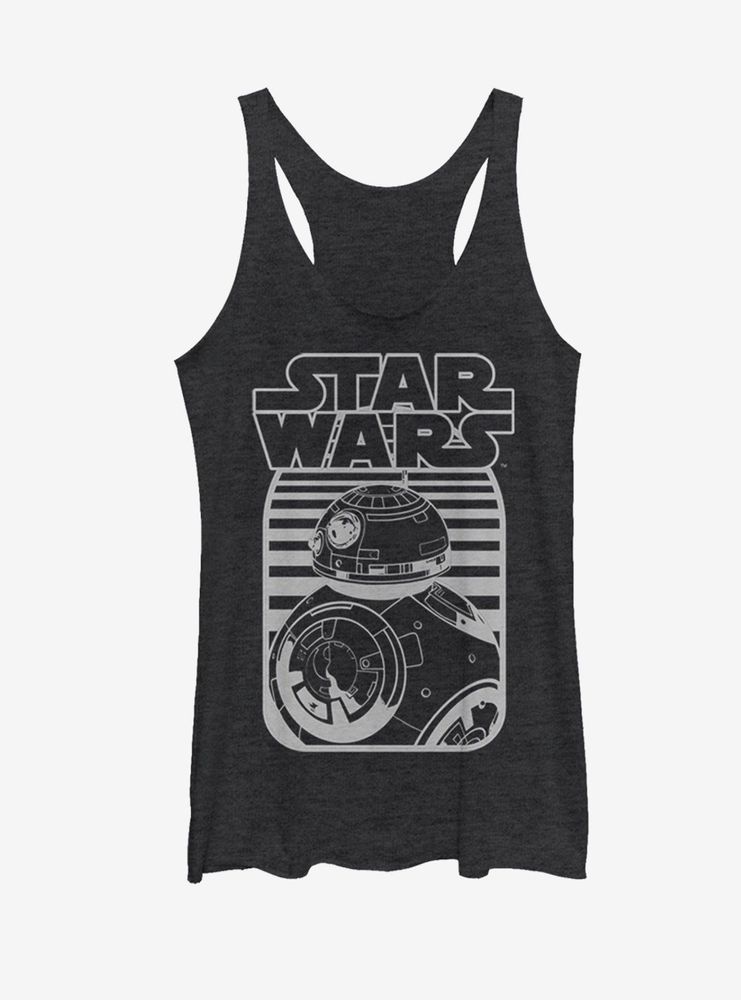 Star Wars BB-8 Stripe Logo Womens Tank Top