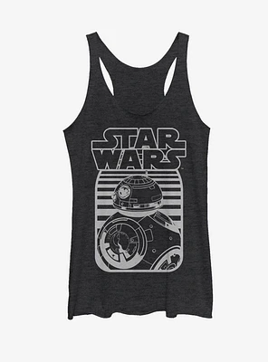 Star Wars BB-8 Stripe Logo Womens Tank Top