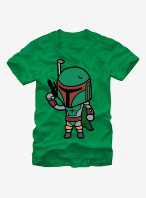 Star Wars Boba Fett Cartoon T-Shirt
