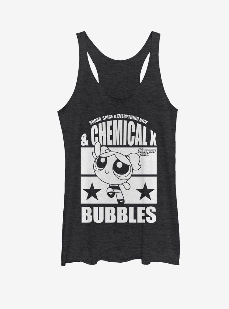 Power Puff Girls Chemical X Bubbles Womens Tank