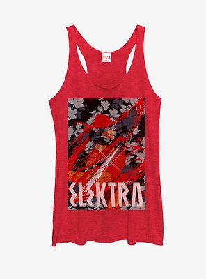 Marvel Elektra Sword Swipe Womens Tank