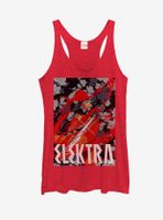 Marvel Elektra Sword Swipe Womens Tank