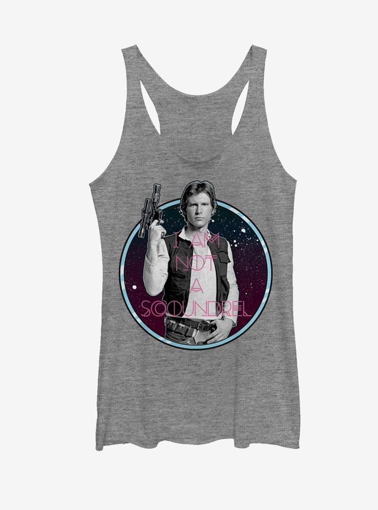 Star Wars Han Solo Not a Scoundrel Womens Tank Top