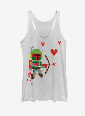 Star Wars Valentine's Day Boba Fett Cupid Womens Tank