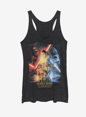 Star Wars: The Force Awakens Poster Womens Tank Top