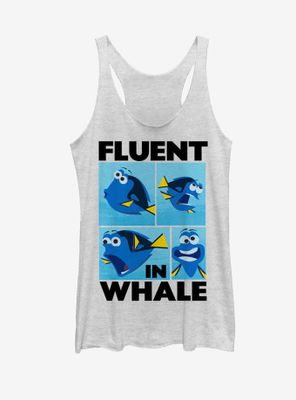 Disney Pixar Finding Nemo Fluent Whale Womens Tank Top