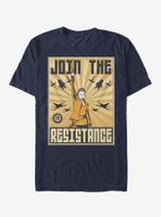 Star Wars Rey Resistance Propaganda Frame T-Shirt