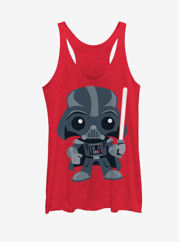 Star Wars Cute Cartoon Darth Vader Womens Tank