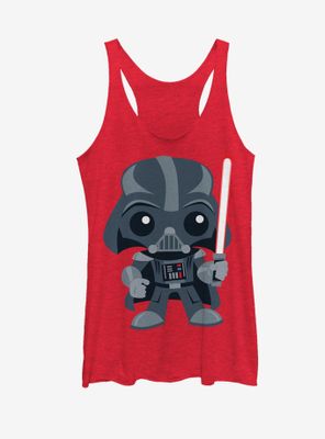 Star Wars Cute Cartoon Darth Vader Womens Tank