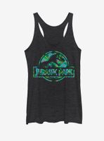 Jurassic Park Floral T Rex Logo Womens Tank