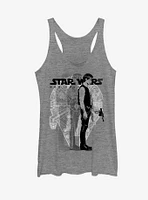 Star Wars Millennium Falcon Han Solo Womens Tank