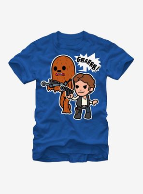 Star Wars Han Solo and Chewbacca T-Shirt