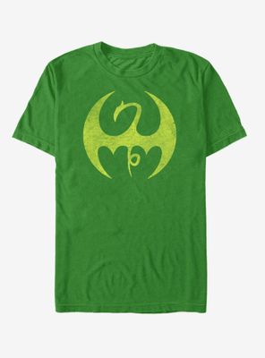 Marvel Iron Fist Distressed Dragon Logo T-Shirt