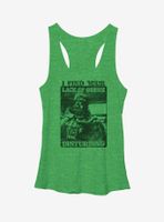 Star Wars Darth Vader St. Patrick's Day Lack of Green Womens Tank