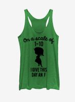 Disney Pixar Inside Out Disgust I Give This Day an F Womens Tank