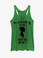 Disney Pixar Inside Out Disgust I Give This Day an F Womens Tank