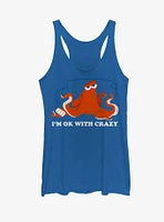 Disney Pixar Finding Dory Hank Ok Crazy Womens Tank
