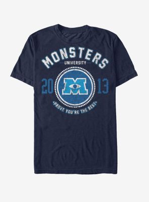 Disney Monster's Inc Best College Logo T-Shirt